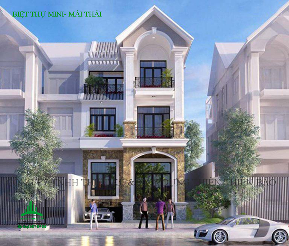 NHỮNG MẪU BIỆT THỰ MINI MÁI THÁI TIỆN NGHI, SANG TRỌNG TẠI PHAN THIẾT
