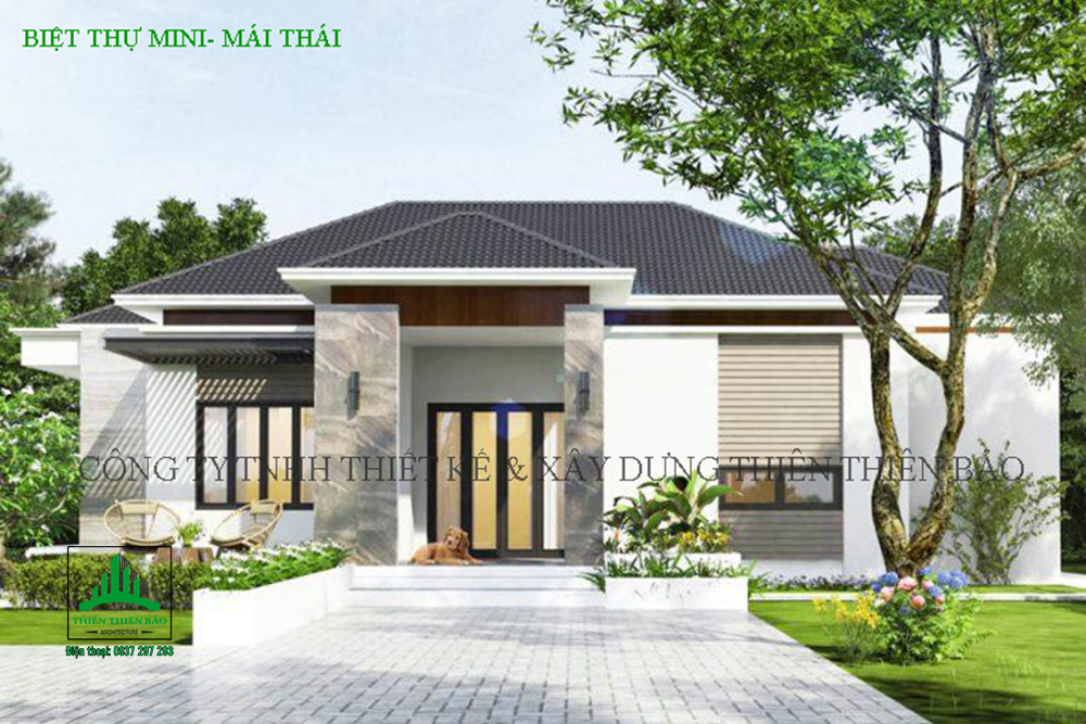 NHỮNG MẪU BIỆT THỰ MINI MÁI THÁI TIỆN NGHI, SANG TRỌNG TẠI PHAN THIẾT