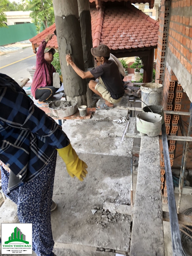 thi công công trình tại phố biển Phan Thiết