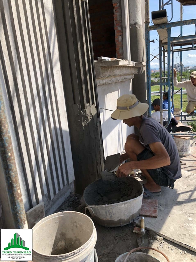 thi công công trình tại phố biển Phan Thiết