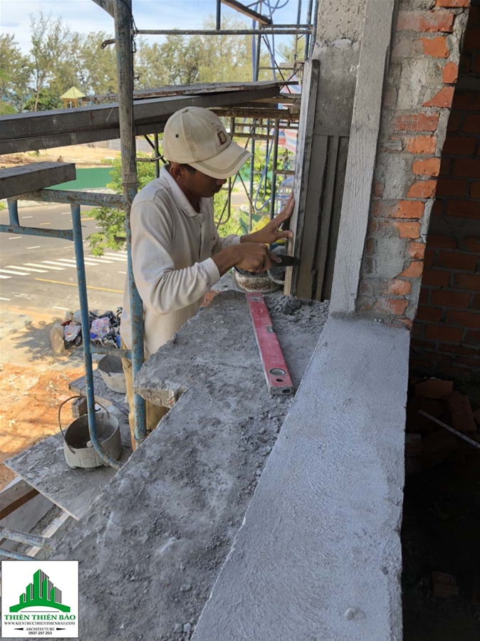 thi công công trình tại phố biển Phan Thiết
