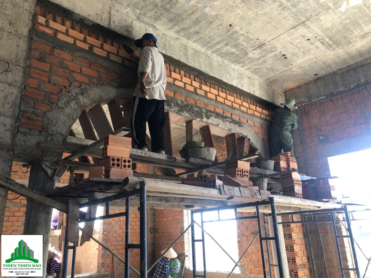thi công công trình tại phố biển Phan Thiết