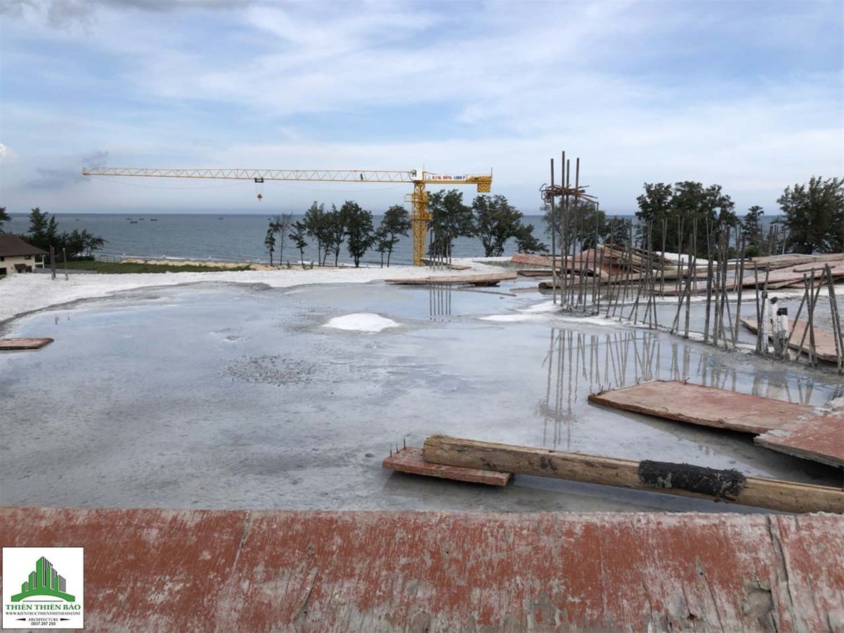 thi công công trình tại phố biển Phan Thiết