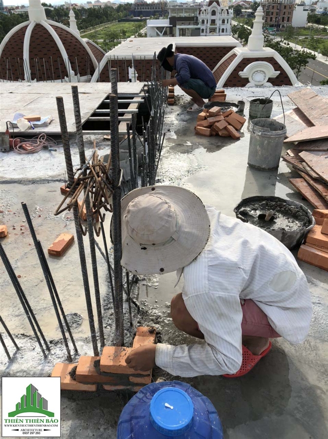 thi công công trình tại phố biển Phan Thiết