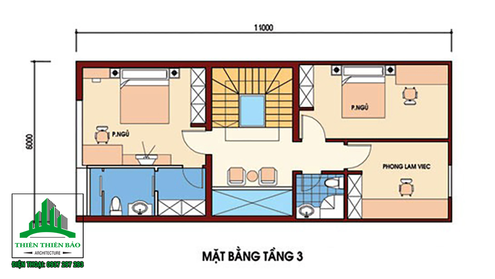 Mẫu nhà ống 4 tầng 8x20m đẹp ấn tượng tại Phan Thiết