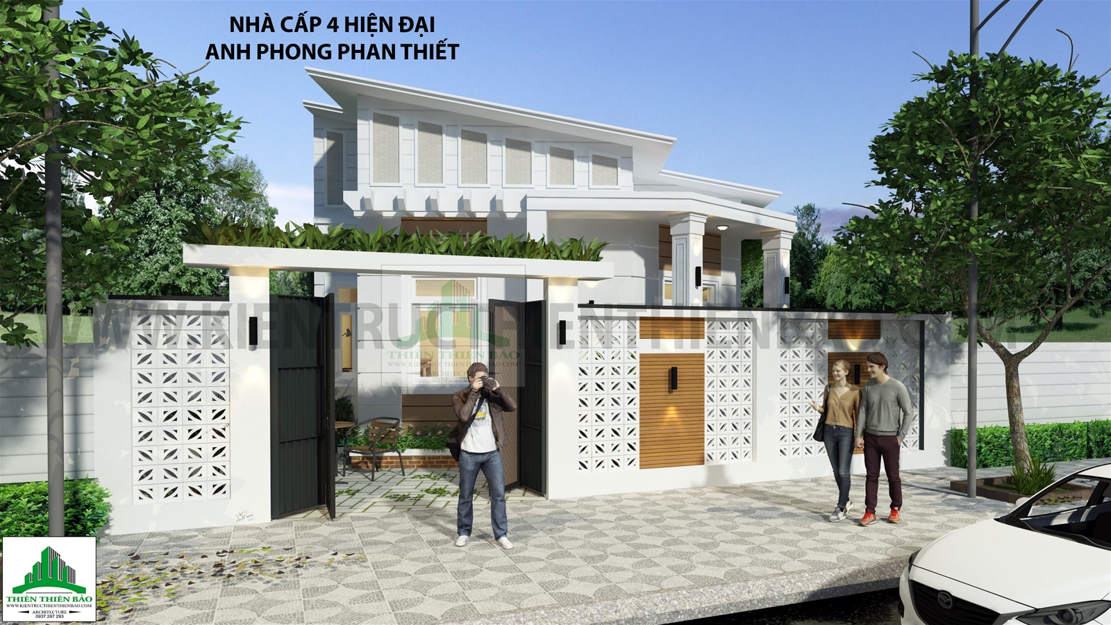 thiết kế nhà cấp 4 hiện đại giá rẻ tại Phan Thiết THIẾT KẾ NHÀ CẤP 4 HIỆN ĐẠI TẠI PHAN THIẾT NĂM 2020 - KIẾN TRÚC THIÊN THIÊN BẢO