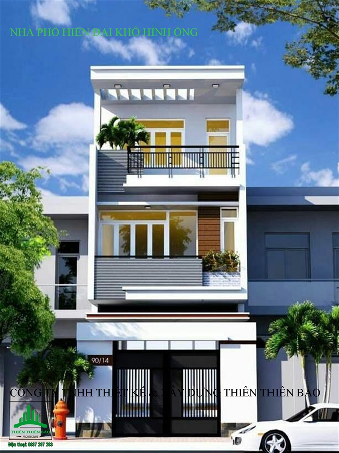 thiết kế nhà phố dạng ống tại phan thiết THIẾT KẾ NHÀ ỐNG 3 TẦNG HIỆN ĐẠI ĐẸP “HÚT HỒN” 4MX16M - PHAN THIẾT 2020