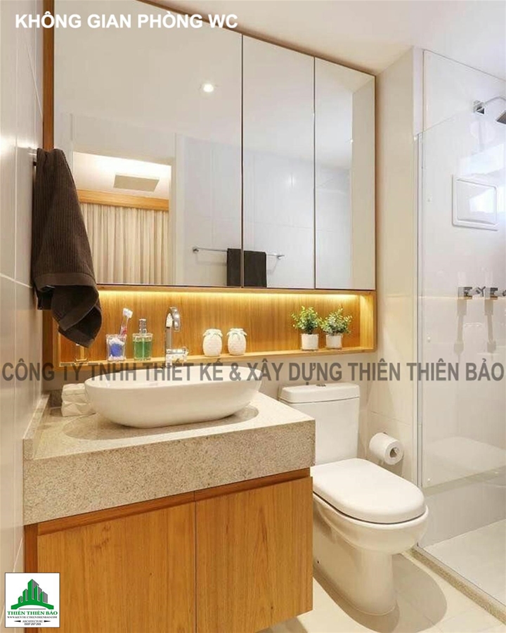 thiết kế không gian phòng wc hiện đại tại Phan Thiết năm 2020 NHỮNG MẪU THIẾT KẾ KHÔNG GIAN PHÒNG WC MANG LẠI CẢM GIÁC TƯƠI MỚI TẠI PHAN THIẾT NĂM 2020