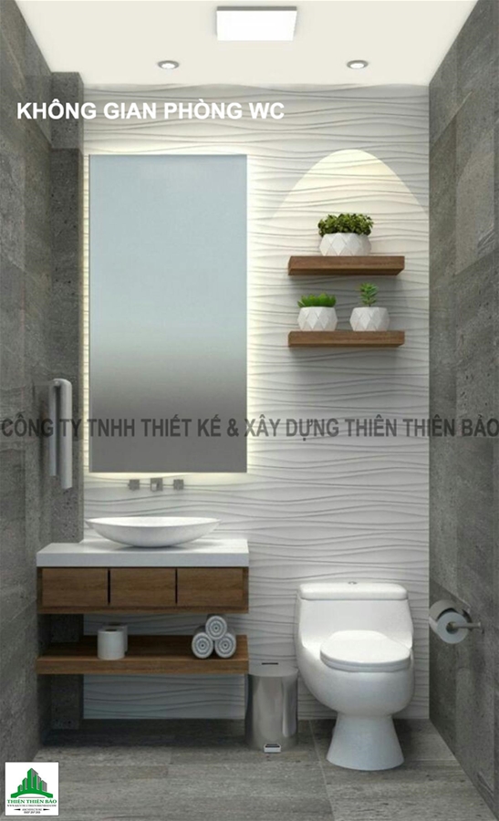 thiết kế không gian phòng wc hiện đại tại Phan Thiết năm 2020 NHỮNG MẪU THIẾT KẾ KHÔNG GIAN PHÒNG WC MANG LẠI CẢM GIÁC TƯƠI MỚI TẠI PHAN THIẾT NĂM 2020