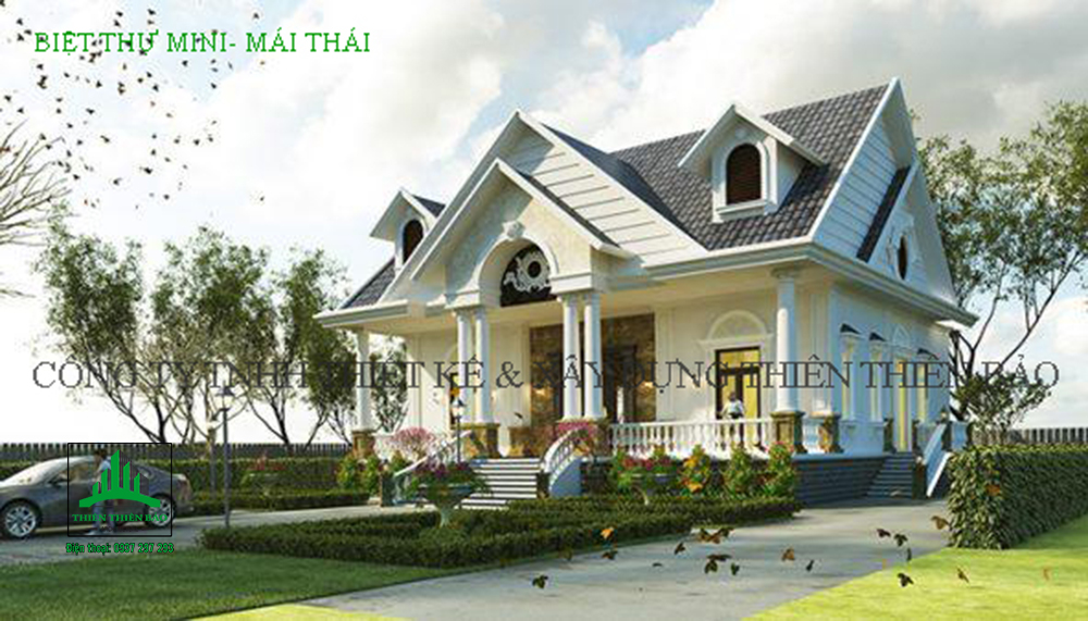 NHỮNG MẪU BIỆT THỰ MINI MÁI THÁI TIỆN NGHI, SANG TRỌNG TẠI PHAN THIẾT