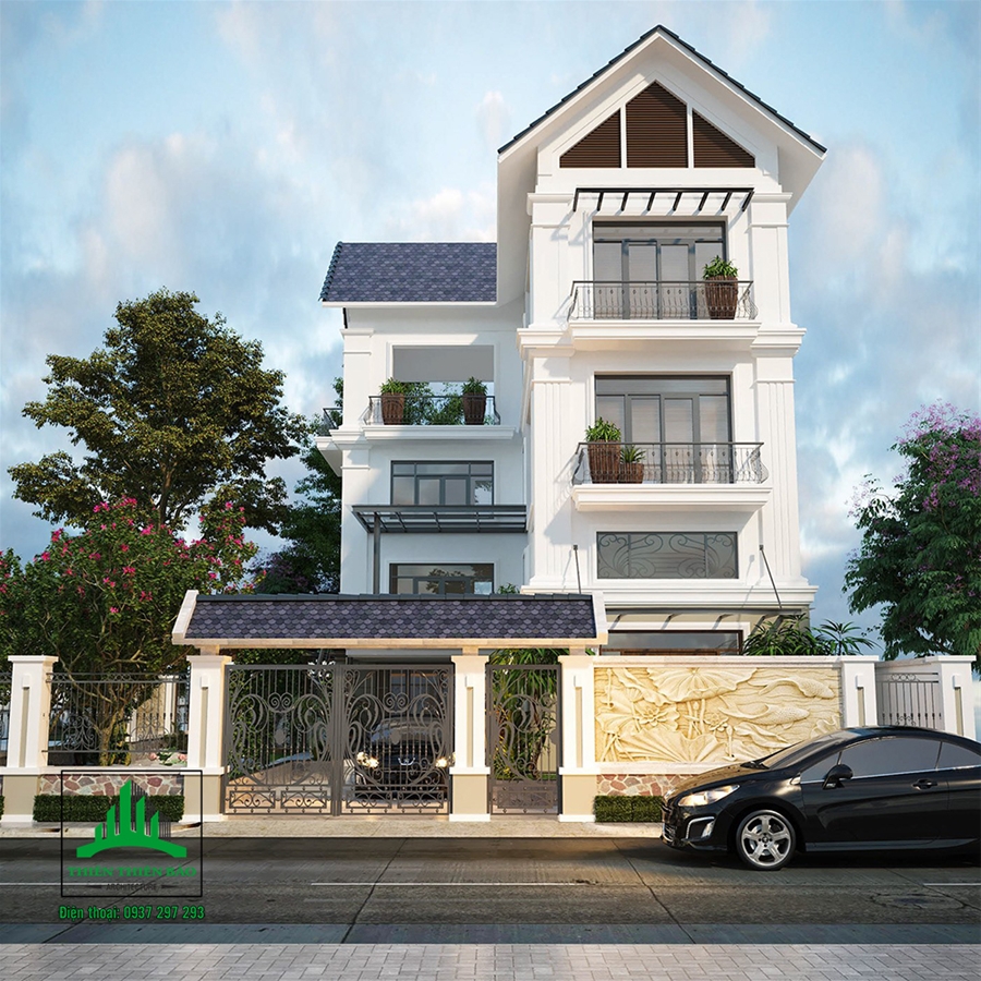 kiến trúc biệt thự tân cổ điển đẹp tại phan thiết “MÊ LÒNG” MẪU BIỆT THỰ TÂN CỔ ĐIỂN ĐẸP TẠI PHAN THIẾT 2020