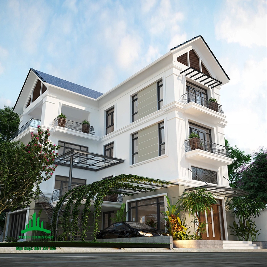 kiến trúc biệt thự tân cổ điển đẹp tại phan thiết “MÊ LÒNG” MẪU BIỆT THỰ TÂN CỔ ĐIỂN ĐẸP TẠI PHAN THIẾT 2020