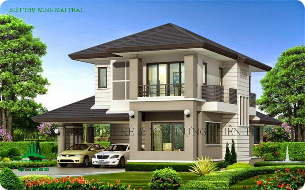 NHỮNG MẪU BIỆT THỰ MINI MÁI THÁI TIỆN NGHI, SANG TRỌNG TẠI PHAN THIẾT