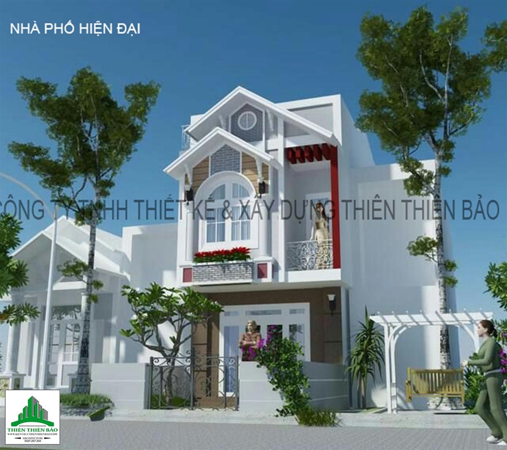 thiết kế nhà phố hiện đại tại Phan Thiết THIẾT KẾ NHÀ PHỐ MẶT TIỀN HIỆN ĐẠI - PHAN THIẾT 2020