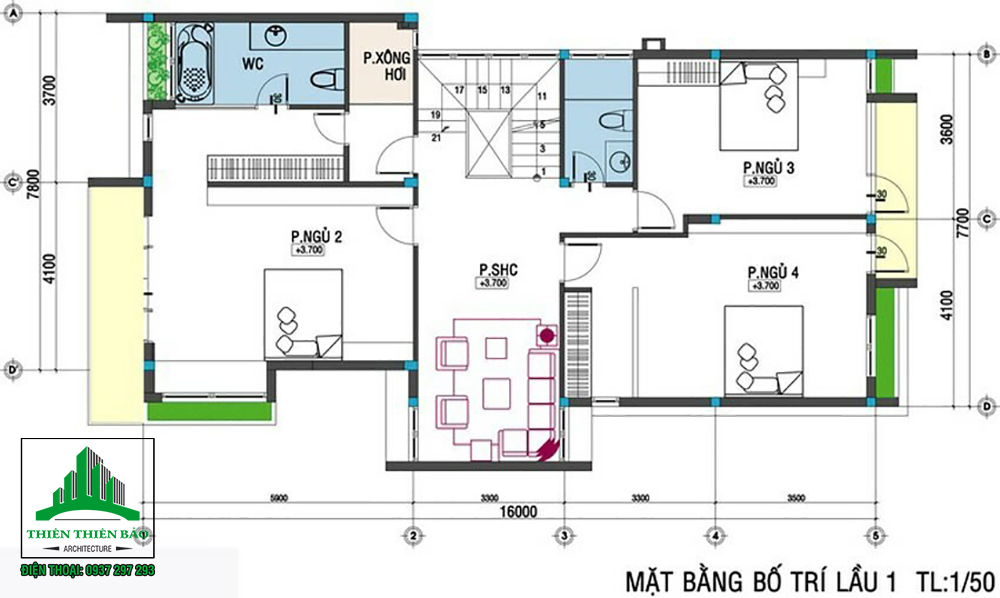Mẫu biệt thự min 2 tầng mái bằng 4 phòng ngủ Mẫu biệt thự min 2 tầng mái bằng 4 phòng ngủ