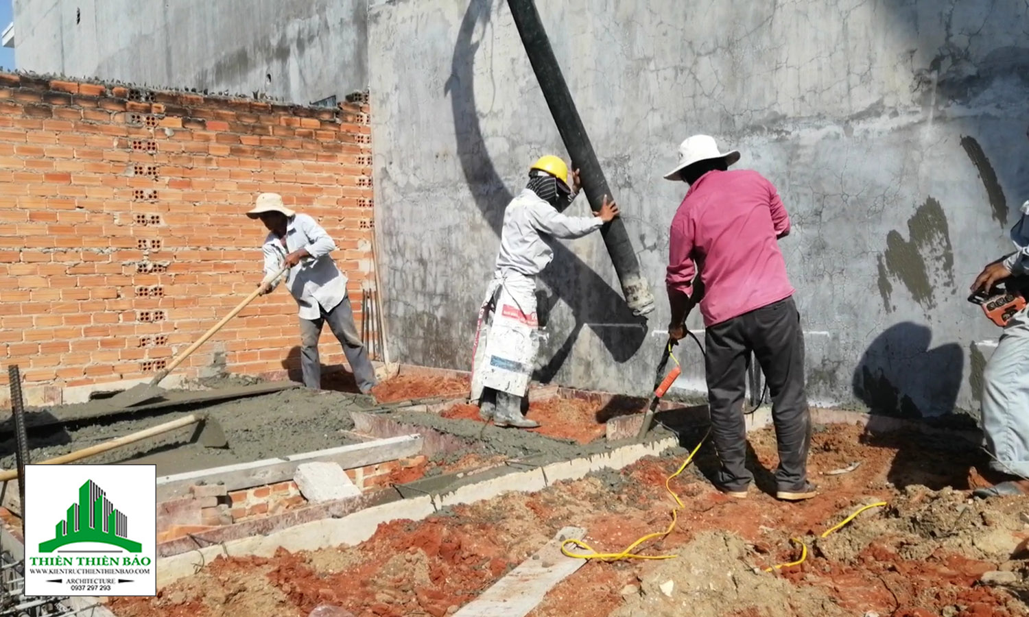 THI CÔNG ĐỔ BÊ TÔNG ĐÀ KIỀNG NHÀ PHỐ HIỆN ĐẠI TẠI THANH HẢI- XÂY NHÀ TRỌN GÓI PHAN THIẾT